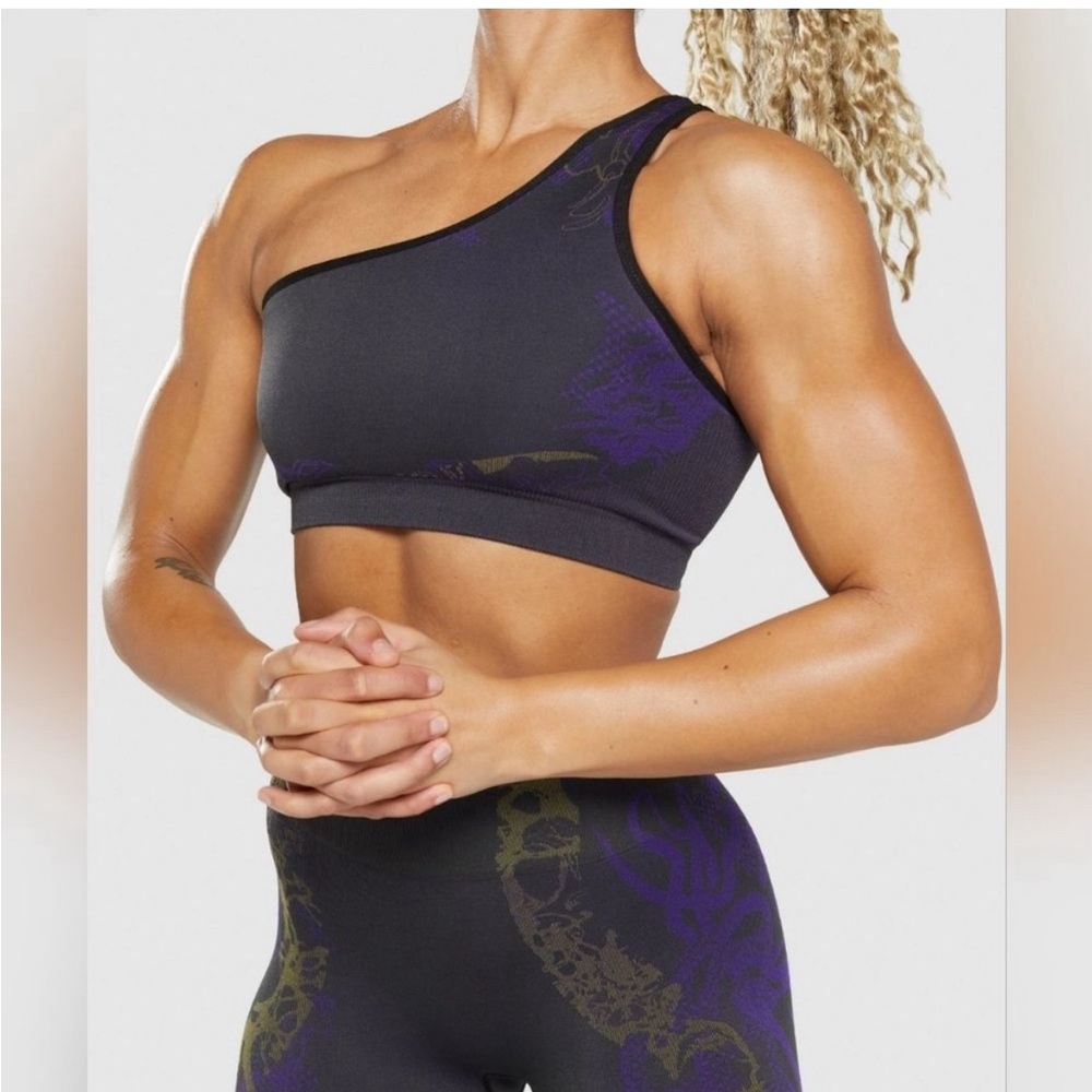 Gymshark one shoulder sports bra